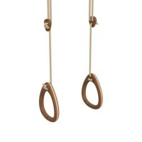 Lillagunga Outdoor Gymnastics Rings Walnut