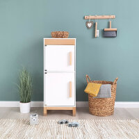 Musterkind Wooden Play Fridge Refrigerator Ficus Natural/ White