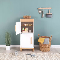 Musterkind Wooden Play Fridge Refrigerator Ficus Natural/ White