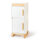 Musterkind Wooden Play Fridge Refrigerator Ficus Natural/ White
