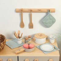 Musterkind Cookware Play Set Crockery Set Aronia Wood FSC 