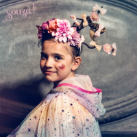 Souza for Kids Dress Up Accessory Flower Headband Olivia Elf Crown Fairy Crown