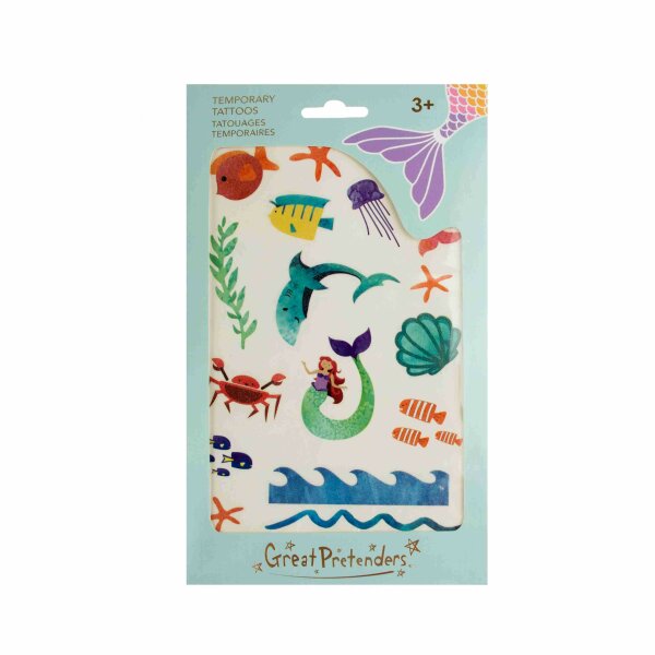 Great Pretenders Temporary Tattoos Mermaid