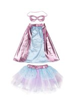 Great Pretenders Childrens costume Superhero Pink Light Blue