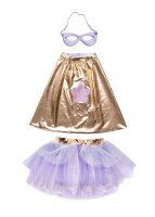 Great Pretenders Childrens Costume Superhero Rose Gold Lilac