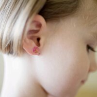 Great Pretenders Stick On Earrings Rainbow Love