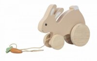 Egmont Toys Nachziehtier Hase aus Holz