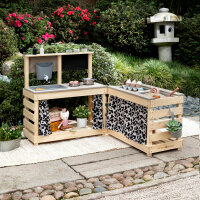 Muddy Buddy Mud Kitchen Big Leo Natural Warmgrey