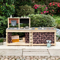 Muddy Buddy Mud Kitchen Big Leo Natrual Powderpink