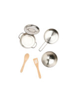 Stainless Metal Cookware Set from Kids Concept