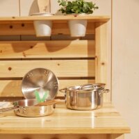 Stainless Metal Cookware Set from Kids Concept
