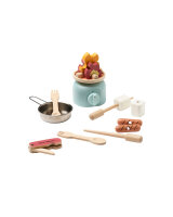 Wooden Camping Cooker Set Kids Concept Role Play