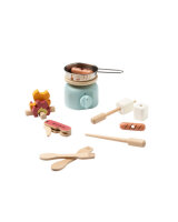 Wooden Camping Cooker Set Kids Concept Role Play