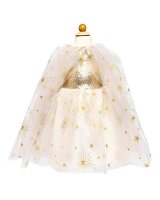 Great Pretenders Dress Up Princess Cape Gold with Stars