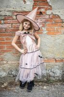 Great Pretenders Halloween Hexenkostüm mit Hut Glamour 5 - 6 Jahre