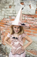 Great Pretenders Halloween Hexenkostüm mit Hut Glamour 5 - 6 Jahre