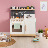 Musterkind Toy Kitchen Linum White Natural
