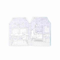 Moulin Roty Colouring Book with Stickers La Petite Ecole de Danse