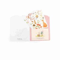 Moulin Roty Colouring Book with Stickers Les Rosalies