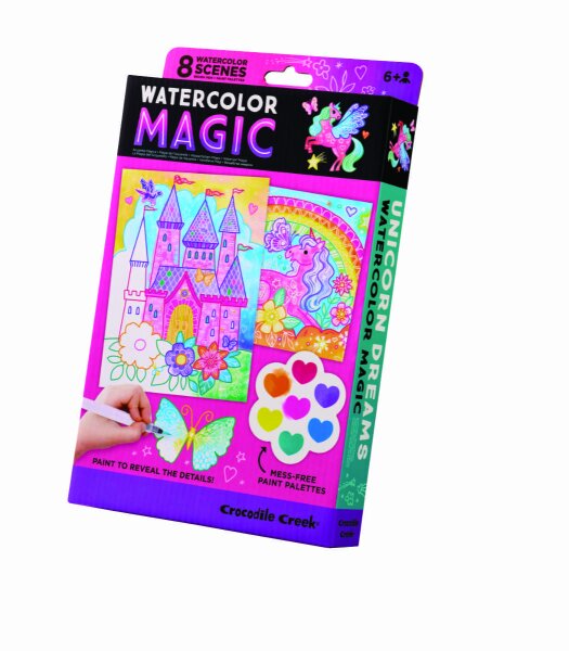 Crocodile Creek Wasserfarben Ausmalbilder Einhorn