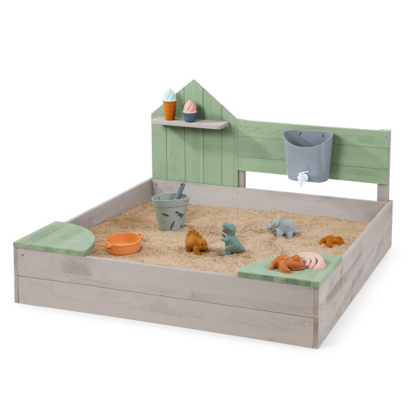 Muddy Buddy  Sandpit with Watertank Cozy House