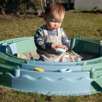 Viking Toys Re:Line Sustainable Round Sandpit with Water Track and Toy Set