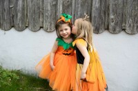 Great Pretenders Pumpkin Patch Princess Dress & Headband – Kids Halloween Costume
