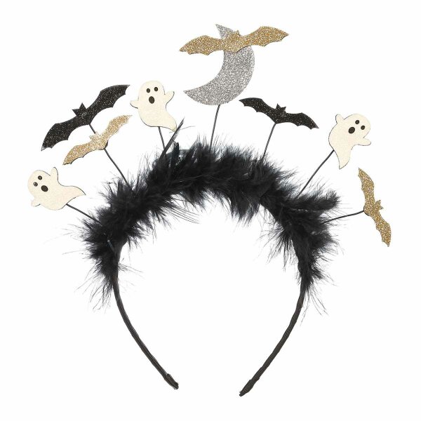 Souza Halloween Tiara with Bats and Ghosts