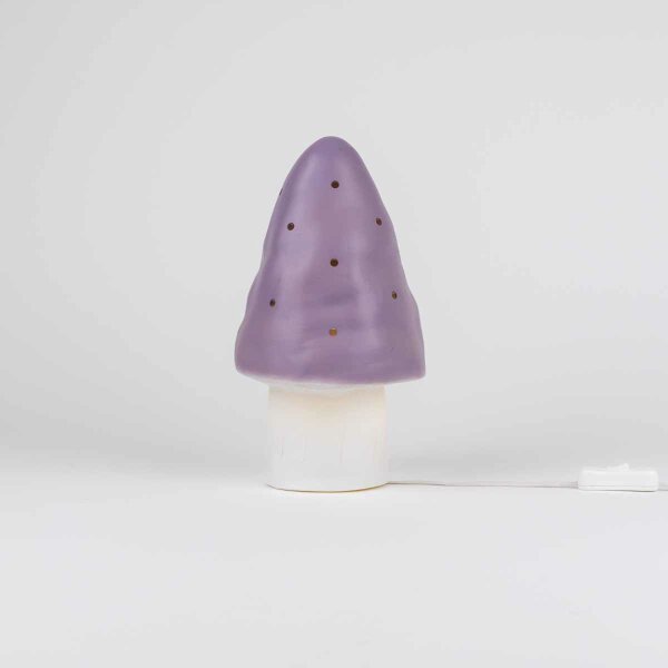 Lavender Mushroom Night Light – Small Night Light for Kids’ Rooms
