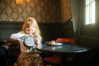 Glitter Cat Crossbody Bag for Kids – Black Cat...