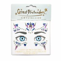 Ice Princess Face Crystals for Kids – Blue Silver...
