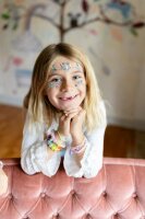 Ice Princess Face Crystals for Kids – Blue Silver...