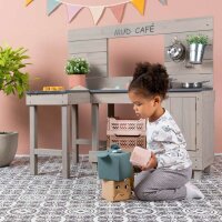 Muddy Buddy Mud Kitchen “Coffee Corner” – Outdoor Play Kitchen & Mud Café for Kids