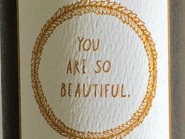 You are so beautiful Wall Decal in Gold