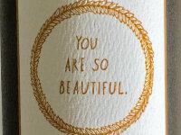 Sahnna Murray You are so beautiful Wandsticker Gold