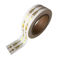 Studio Stationery Washi Tape Gold Foil with Arrows