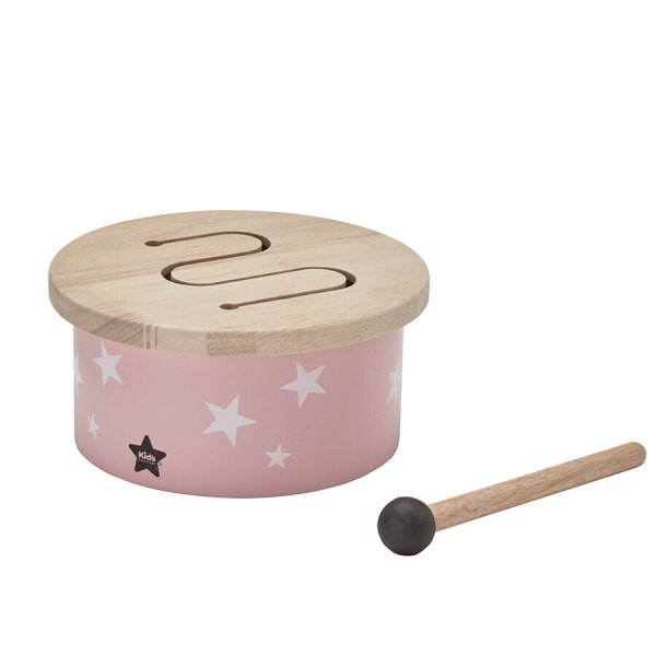 Toy Drum Pink Stars Kids Concept