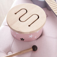 Toy Drum Pink Stars Kids Concept