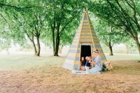 Plum Wooden Teepee Hideaway