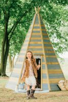 Plum Wooden Teepee Hideaway