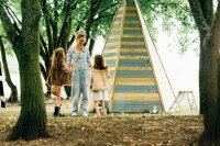 Plum Wooden Teepee Hideaway