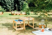 Plum Wooden Sand & Water Tables