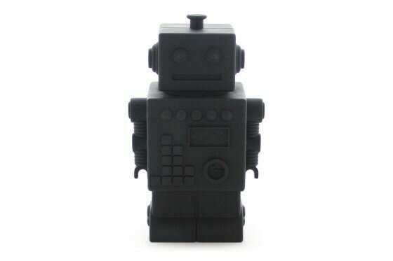 KG Design Robot Money Box Black