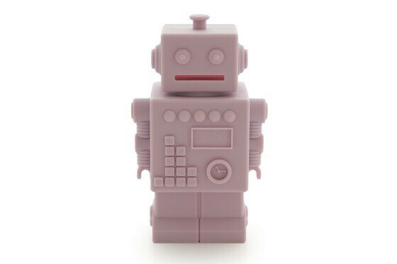 KG Design Roboter Spardose Rosa