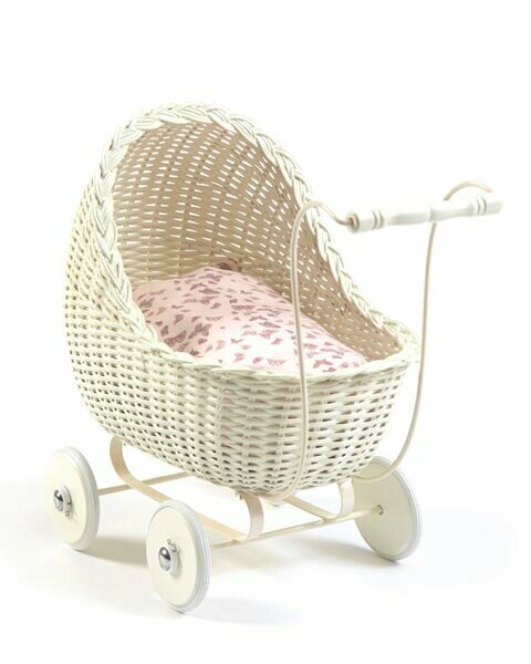 Doll Pram in Off-White