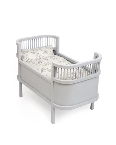 Doll Bed Rosaline Grey 92 95