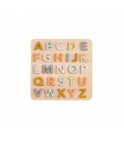 Wooden Alphabet Puzzle abc Kids Concept