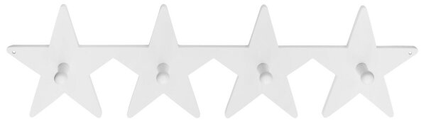  Clothes Hook Board with Stars Wood Kids Concept