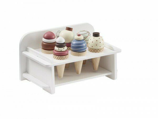 Kids Concept White Wooden Ice Cream Bar Set