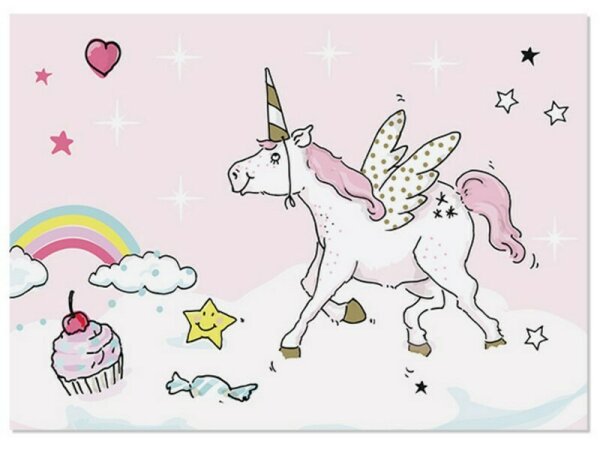 Krima und Isa Postcard Birthday Unicorn